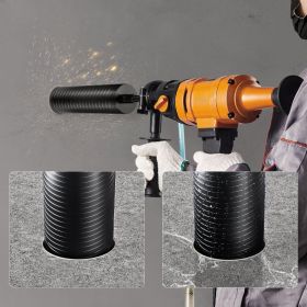 Core Drill Bit, 4' Wet/Dry Diamond Core Drill Bits For Brick And Block, Concrete Core Drill Bit With Pilot Bit Adapter And Saw Blade, 9.5' Drilli (Option: Black)