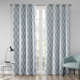 Printed Ikat Blackout Curtain Panel(Only 1 Pc Panel) (Color: as Pic)